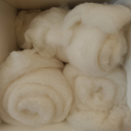 White Romney X Batting