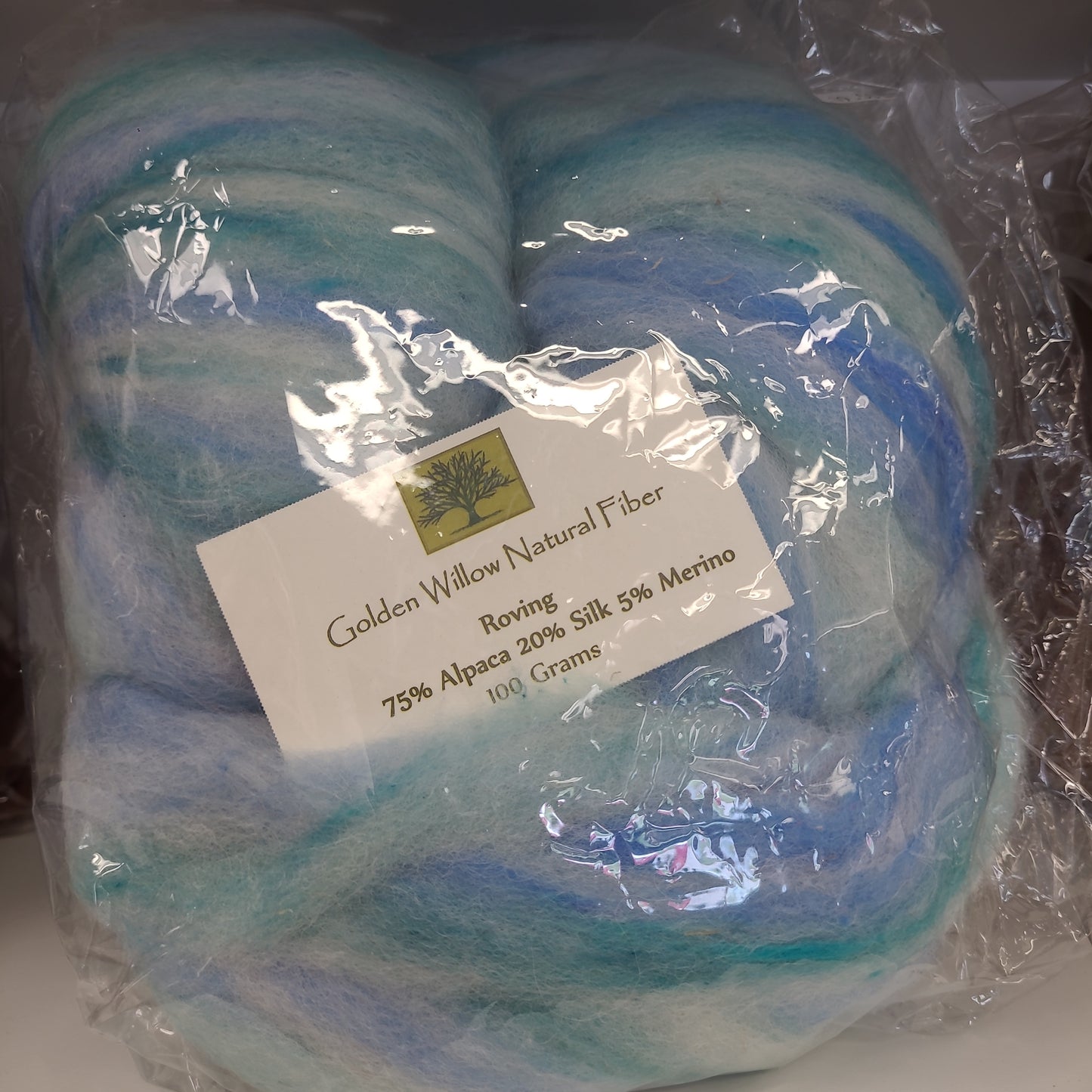 GW Alpaca/Silk/Merino Roving - 100 g
