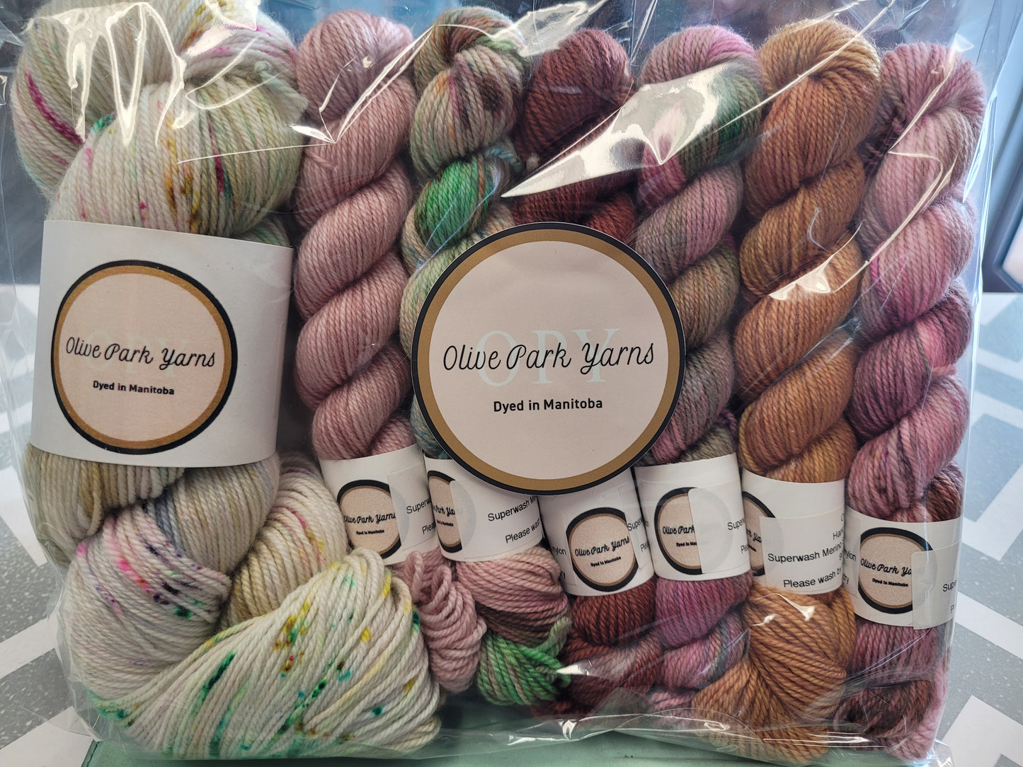 Olive Park - Sock Yarn Gift Set