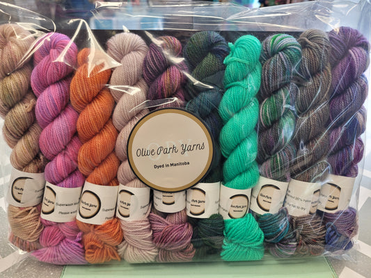 Olive Park - 10 Mini Skein Set