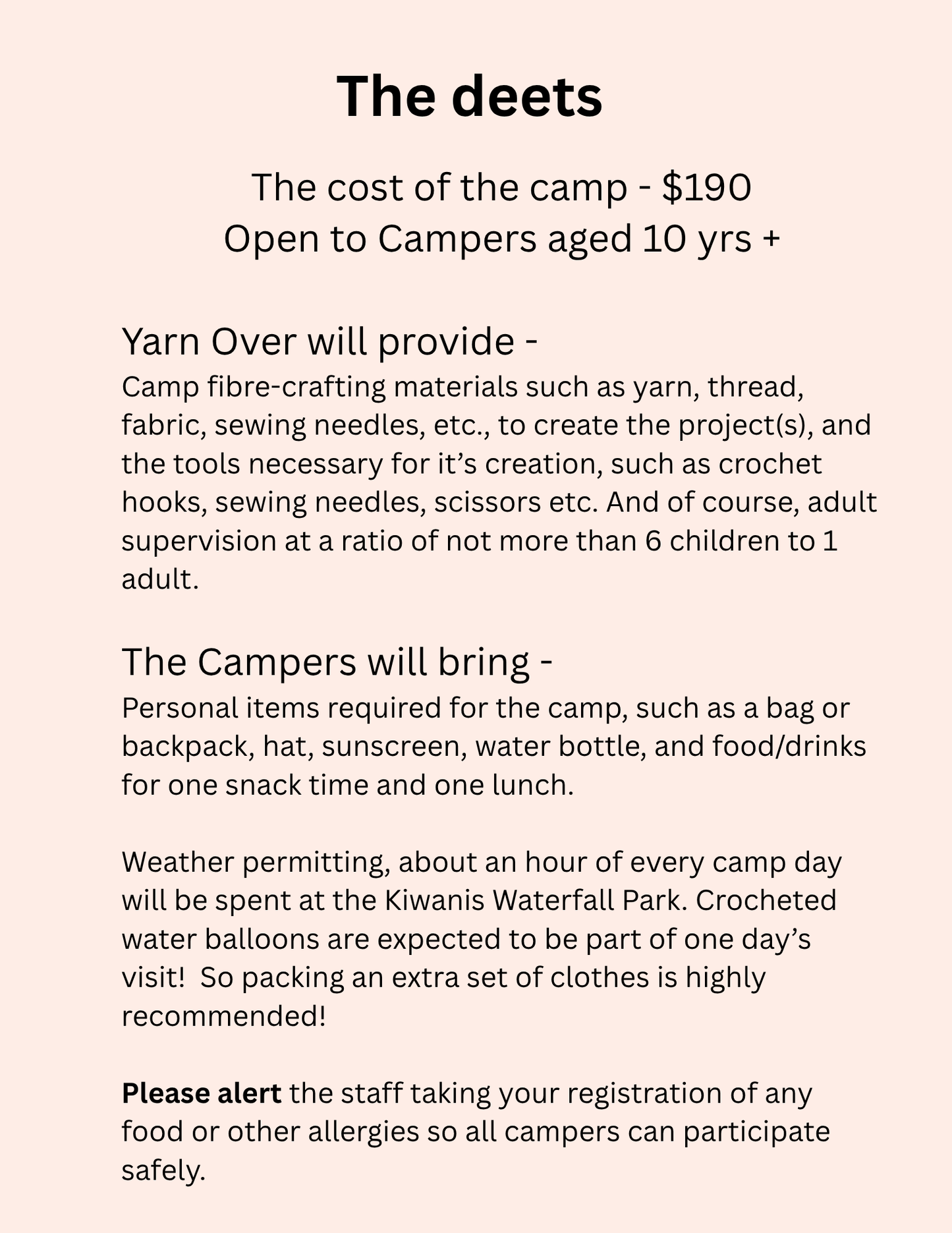 Kids Summer Crafting Camp