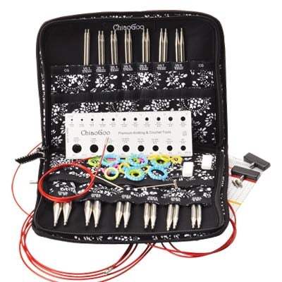 ChiaoGoo Interchangeable Red Lace 5" Set