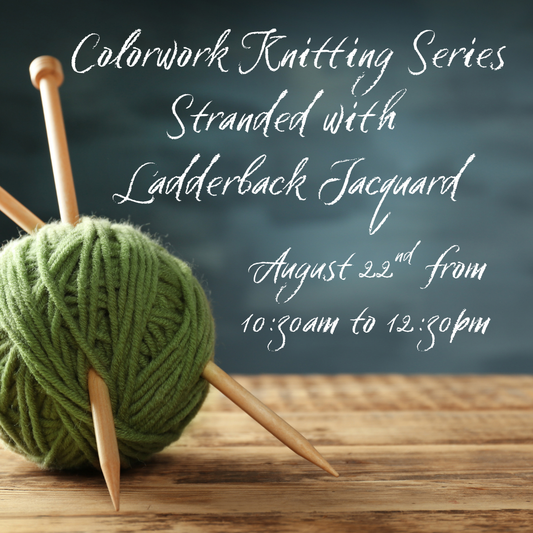 Knitting Colorwork Series - Stranded with Ladderback Jacquard