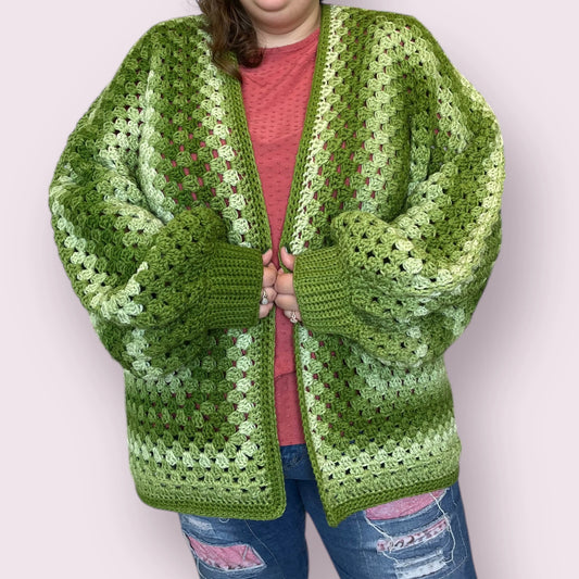Crochet Hexagon Cardi Class - Starts April 25th