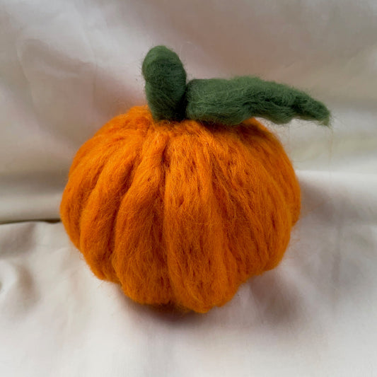 Needle Felted Pumpkin - QCFF Workshop