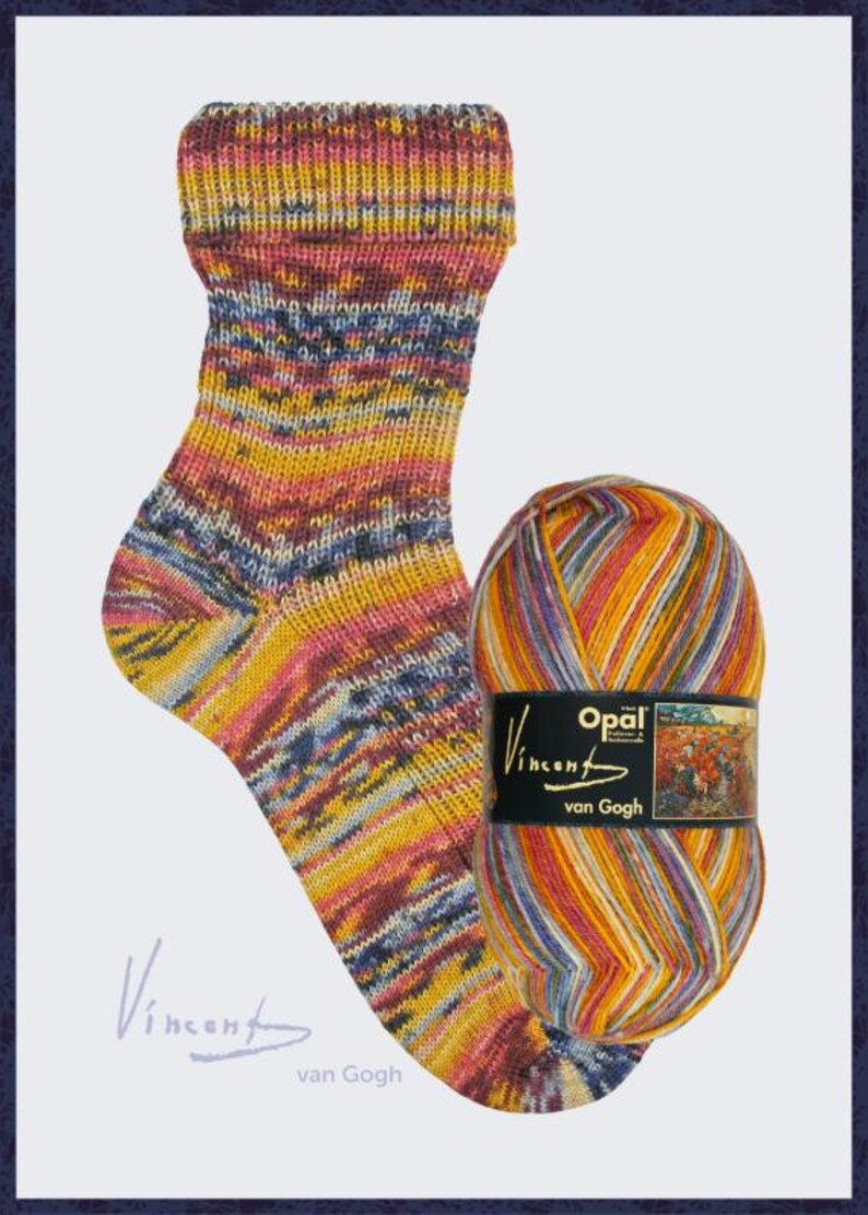 Opal 4 Ply Sock Yarn - Van Gogh Collection