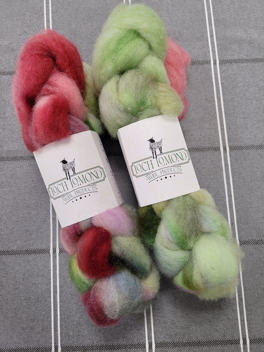 Loch Lomond Dyed Roving - Romney