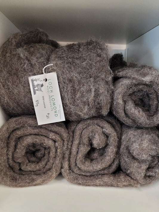 Cross Bred Batting - Wild Licorice