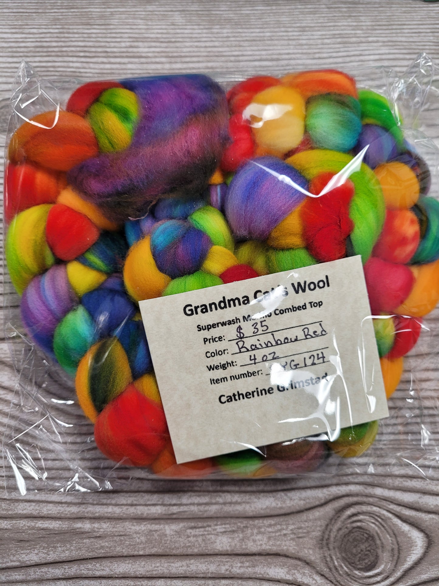 Grandma Cat's Wool Roving