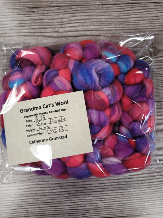 Grandma Cat's Wool Roving