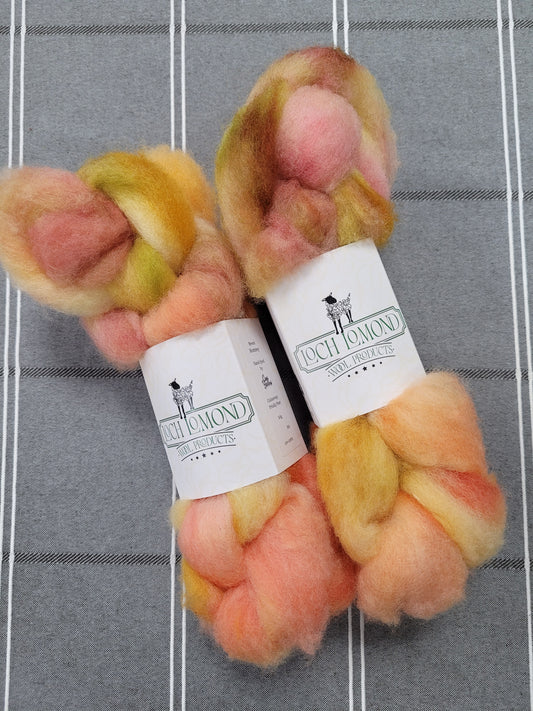 Loch Lomond Dyed Roving - Romney