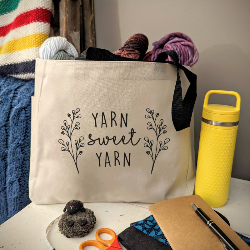 Large Tote Bag by Pine & Purl