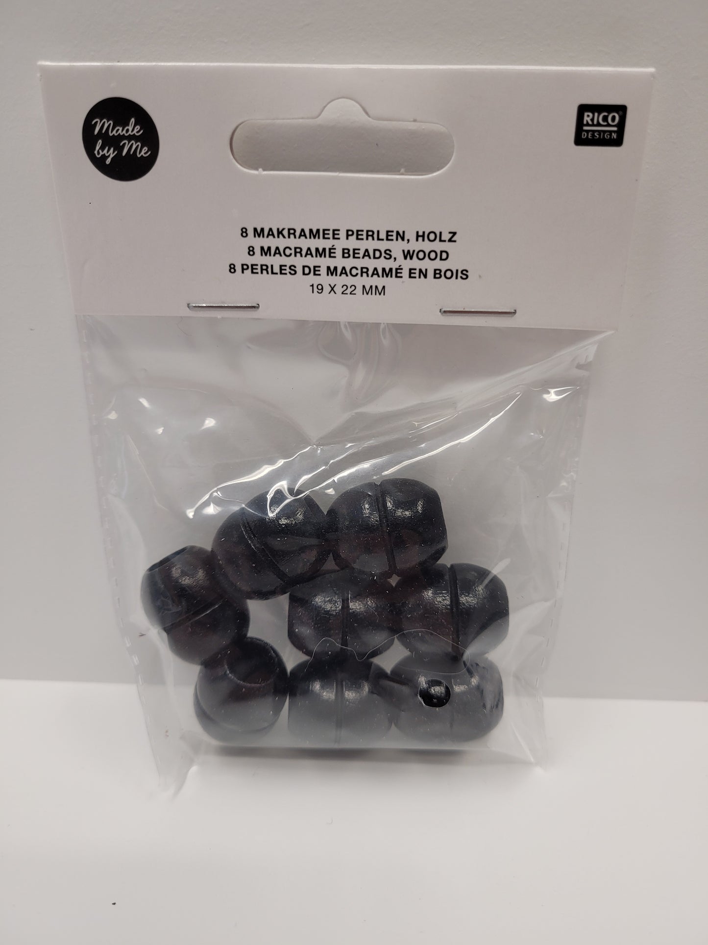 Colored Macrame Beads