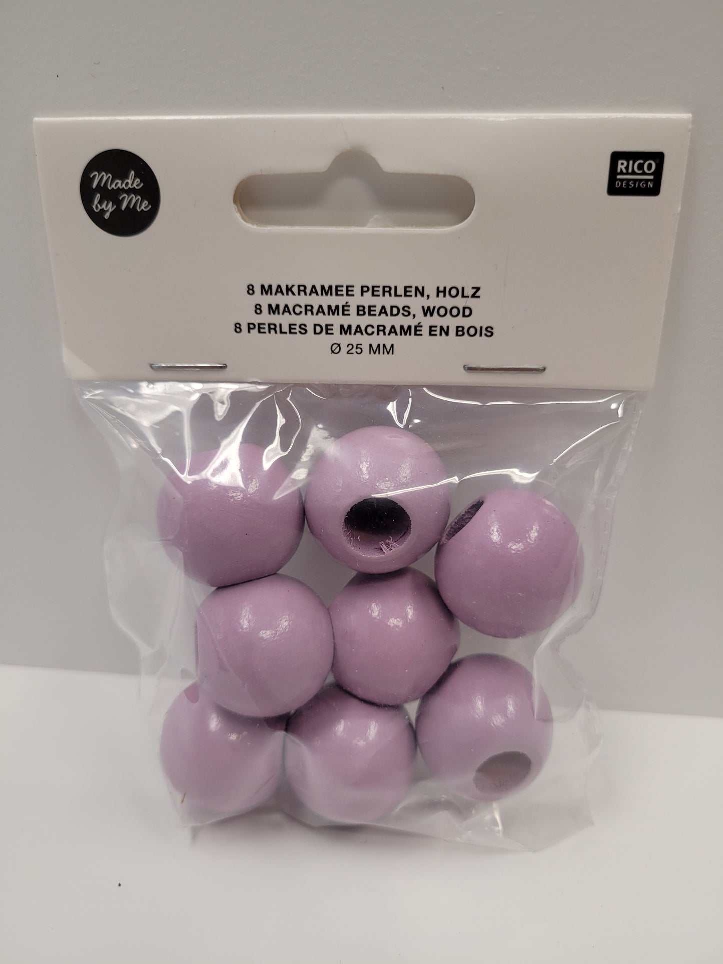 Colored Macrame Beads