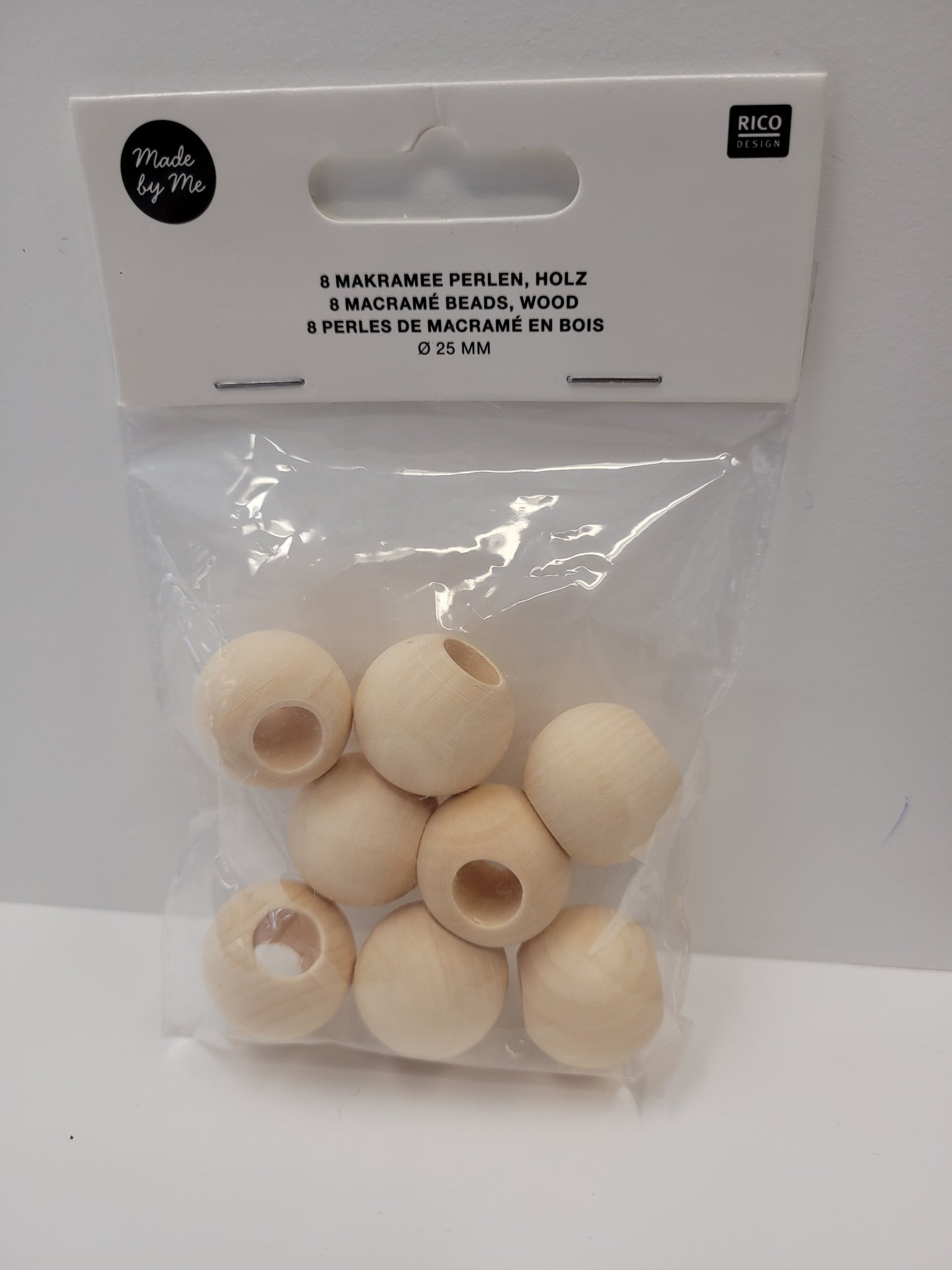 Macrame Bead Natural