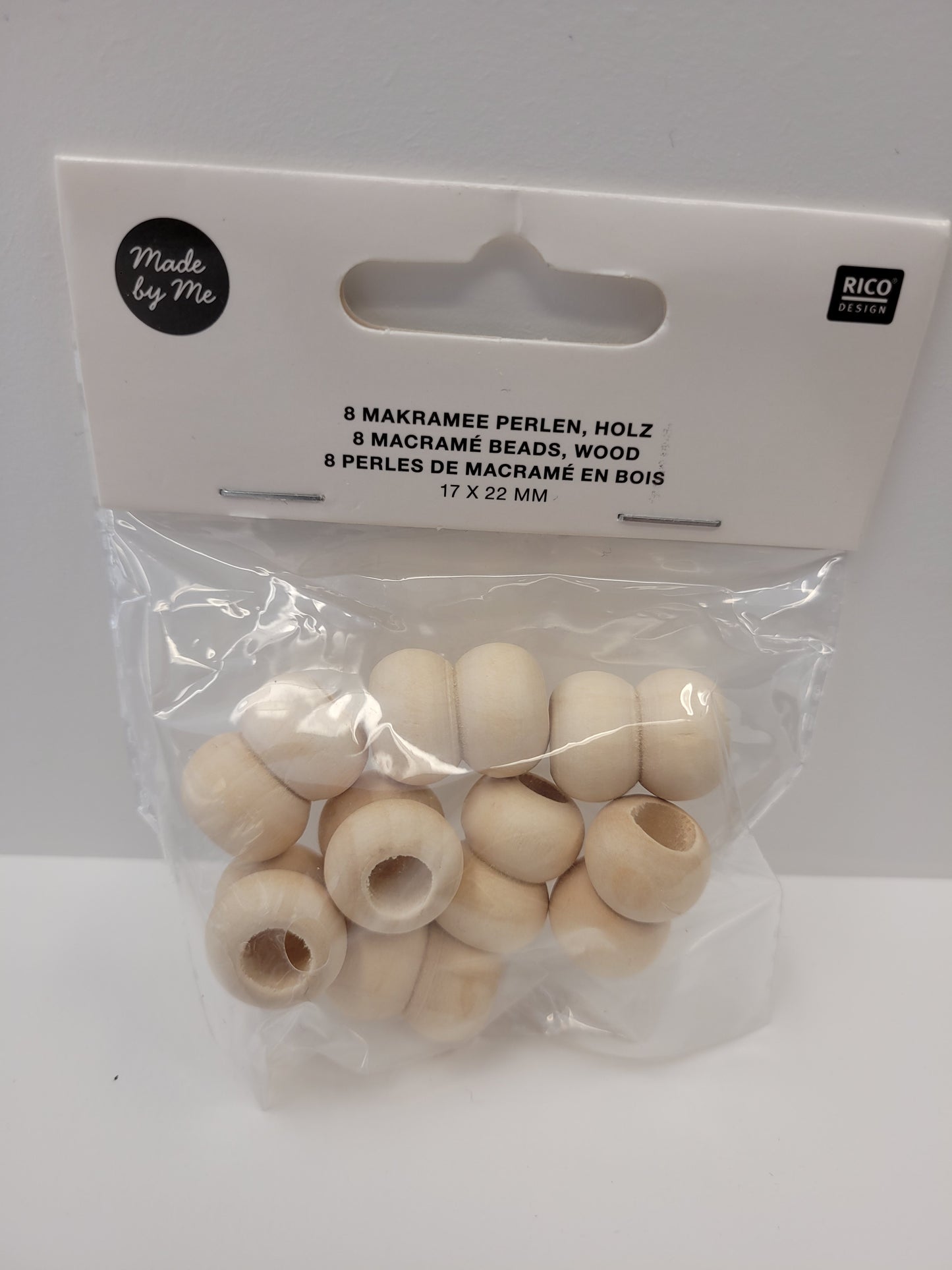 Macrame Bead Natural