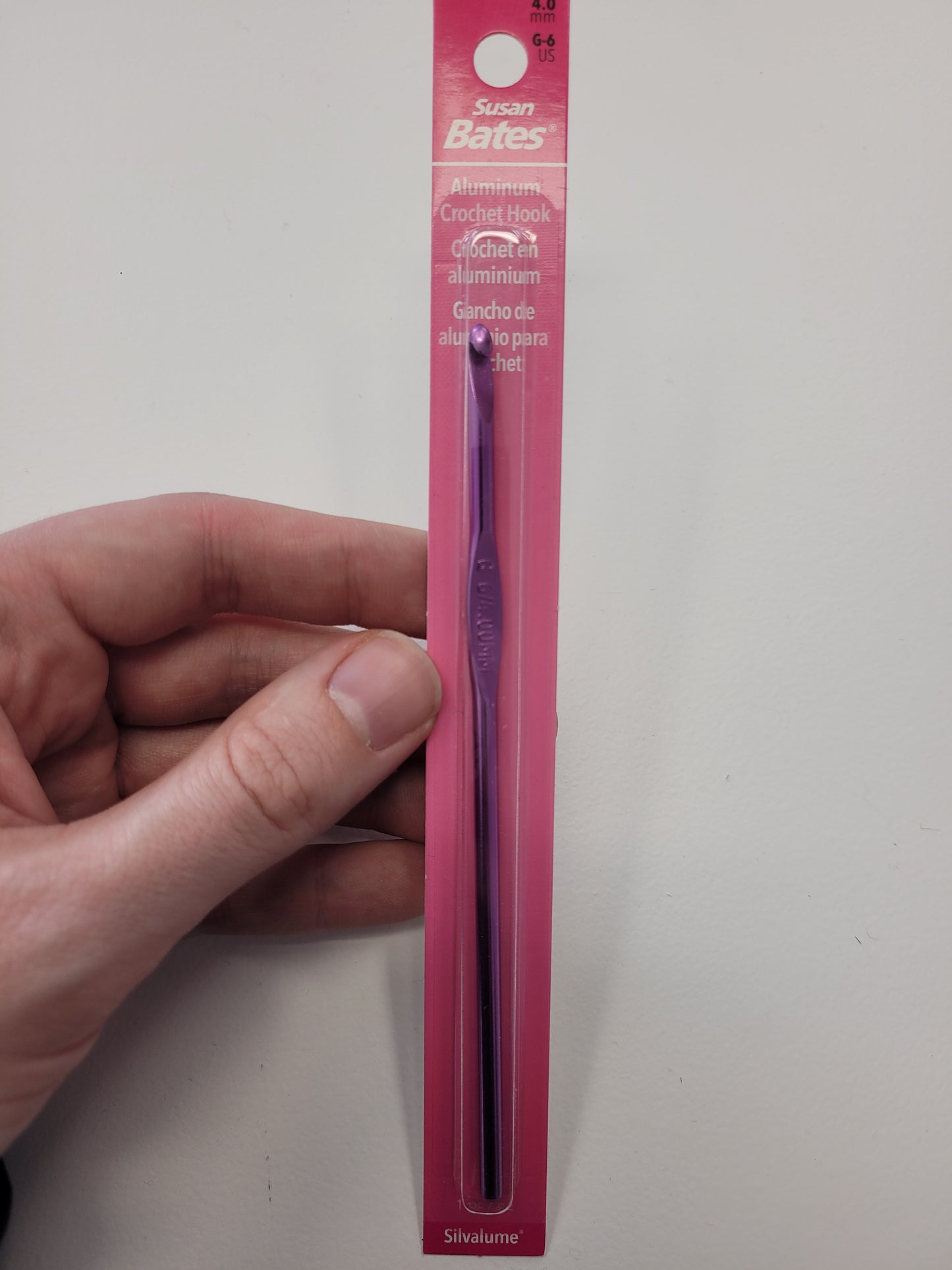 Susan Bates Silvalume Crochet Hook