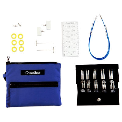 ChiaoGoo Shorties Blue Interchangeable Set