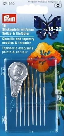 Chenille Tapestry Needle with Threader