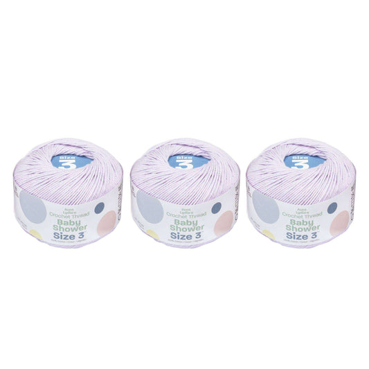 Baby Shower Crochet Cotton Size 3
