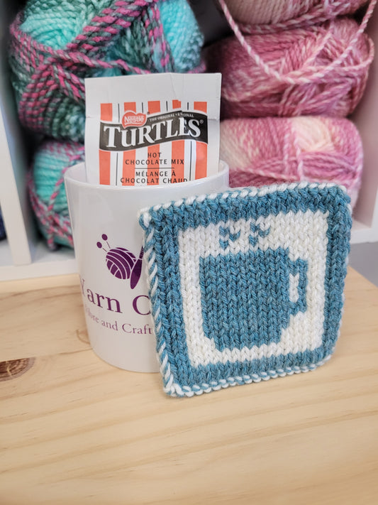 Hot Cuppa Coasters - Double Knitting Class