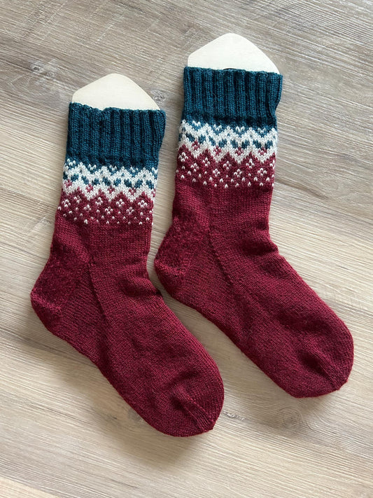 Colorwork Festive Knit Socks Class