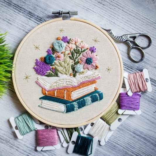 Petals & Pages Embroidery Class - Sept 5th