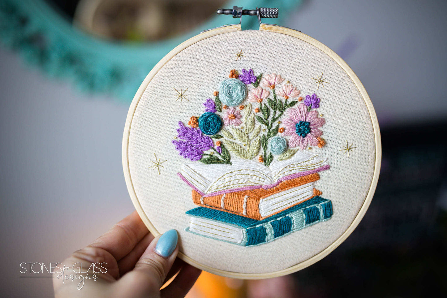 Petals & Pages Embroidery Class - Sept 5th