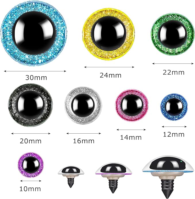 Glitter Safety Eyes