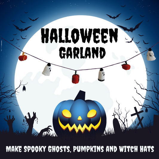Crochet Halloween Garland - Sept 6th, 13th and Oct 4th