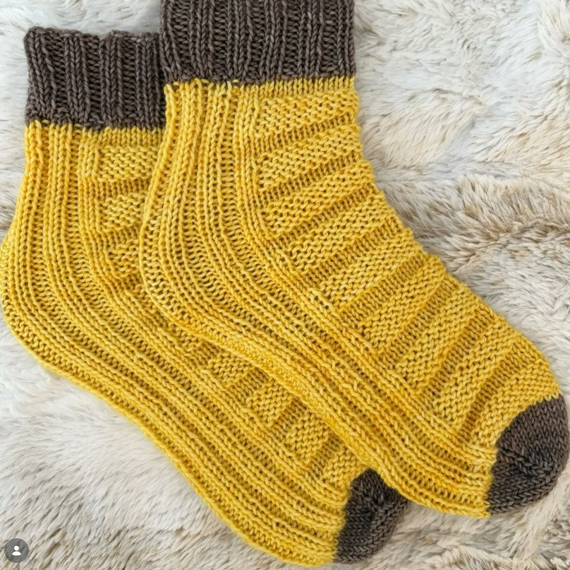 Learn to Knit Banana Socks - March 21st & 28th