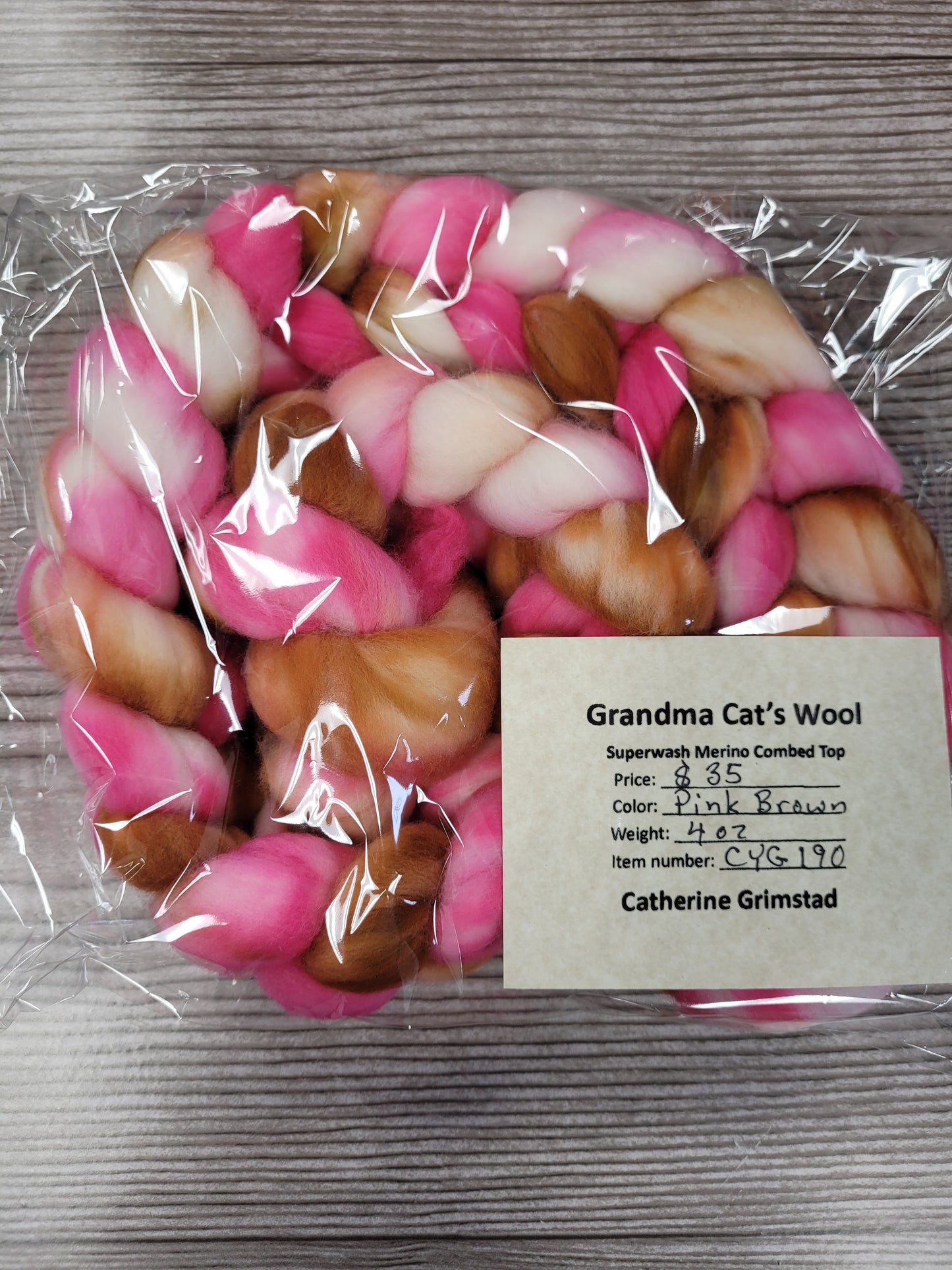 Grandma Cat's Wool Roving