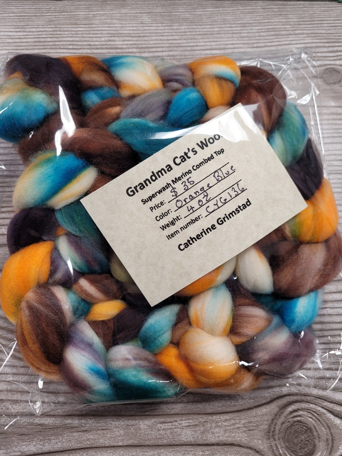 Grandma Cat's Wool Roving
