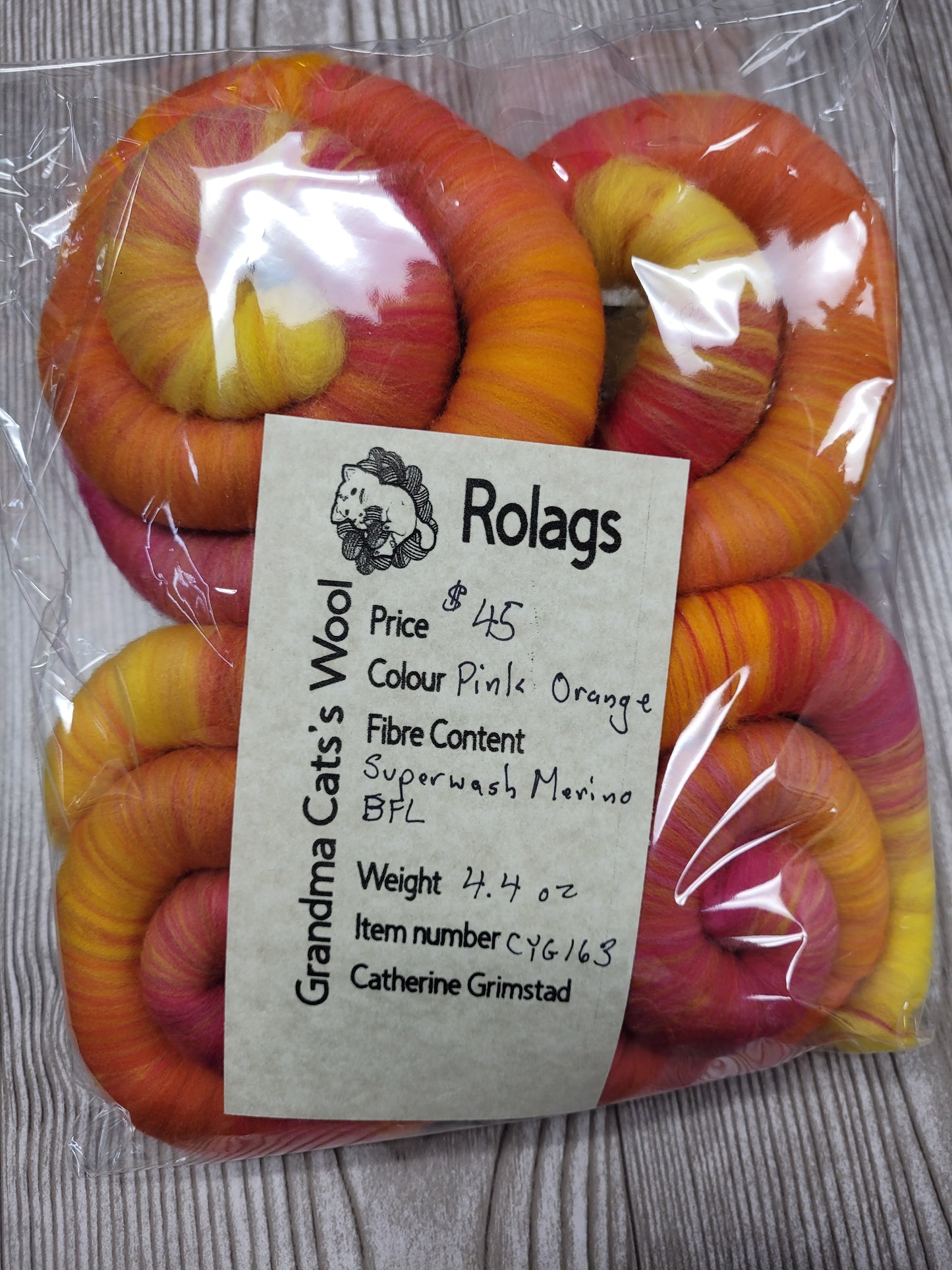 Grandma Cat's Wool Rolags