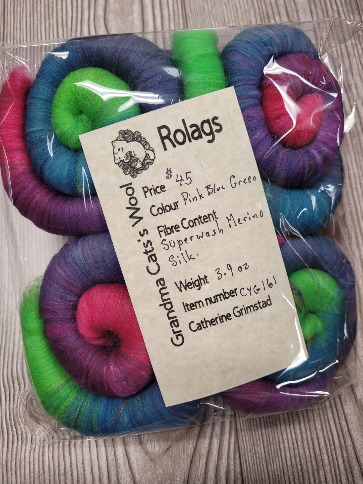 Grandma Cat's Wool Rolags