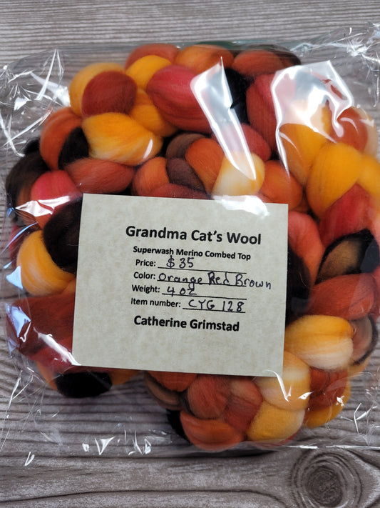 Grandma Cat's Wool Roving