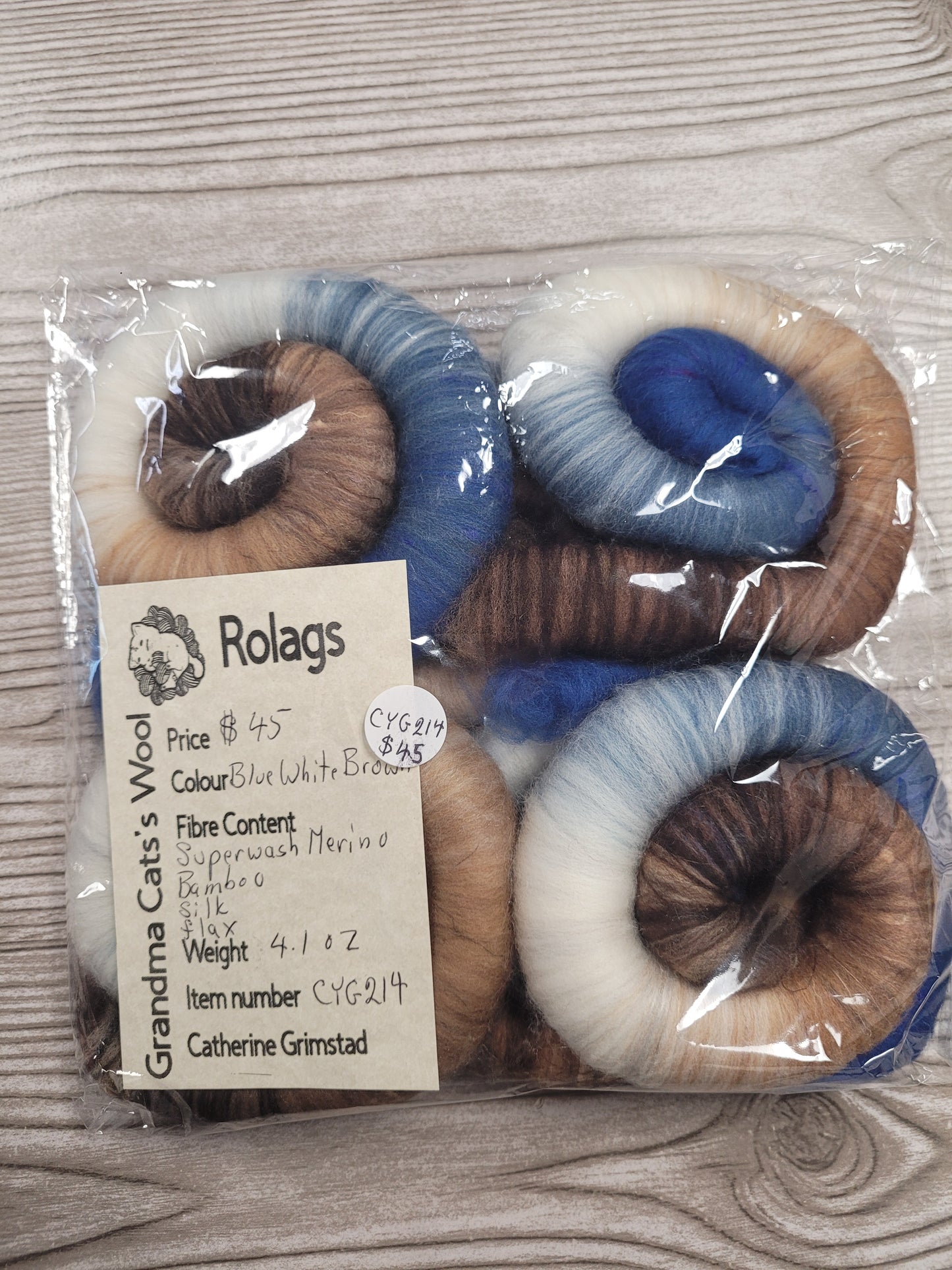 Grandma Cat's Wool Rolags