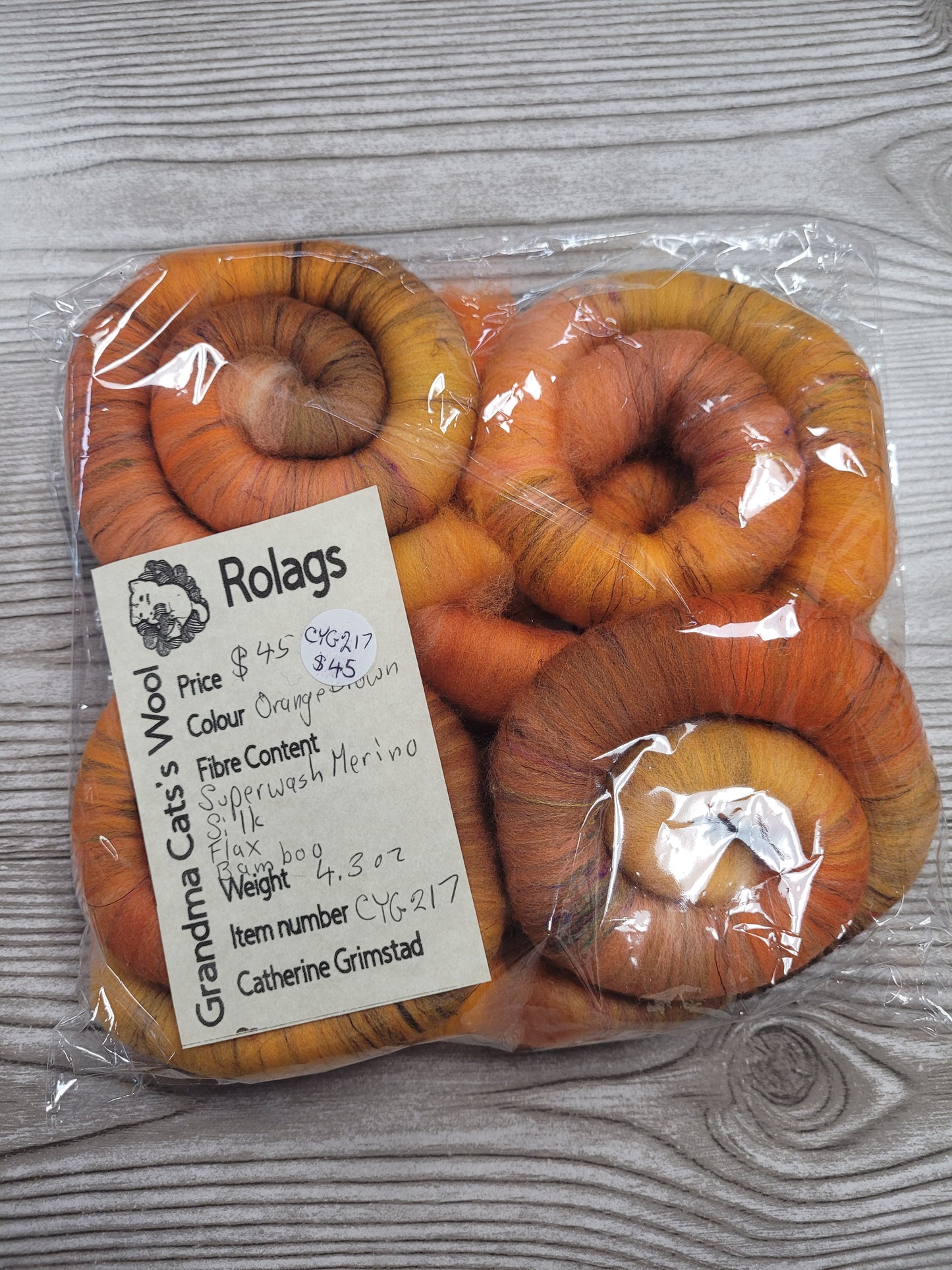 Grandma Cat's Wool Rolags