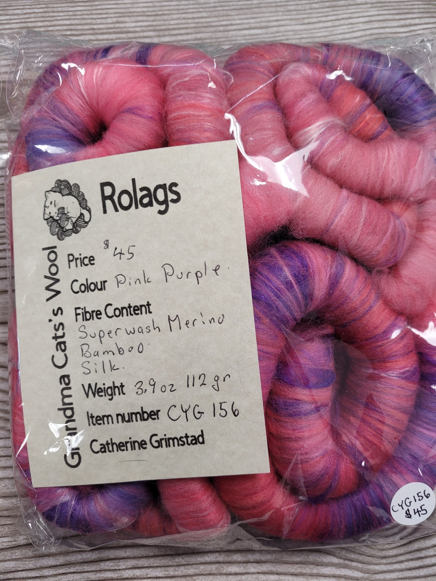 Grandma Cat's Wool Rolags