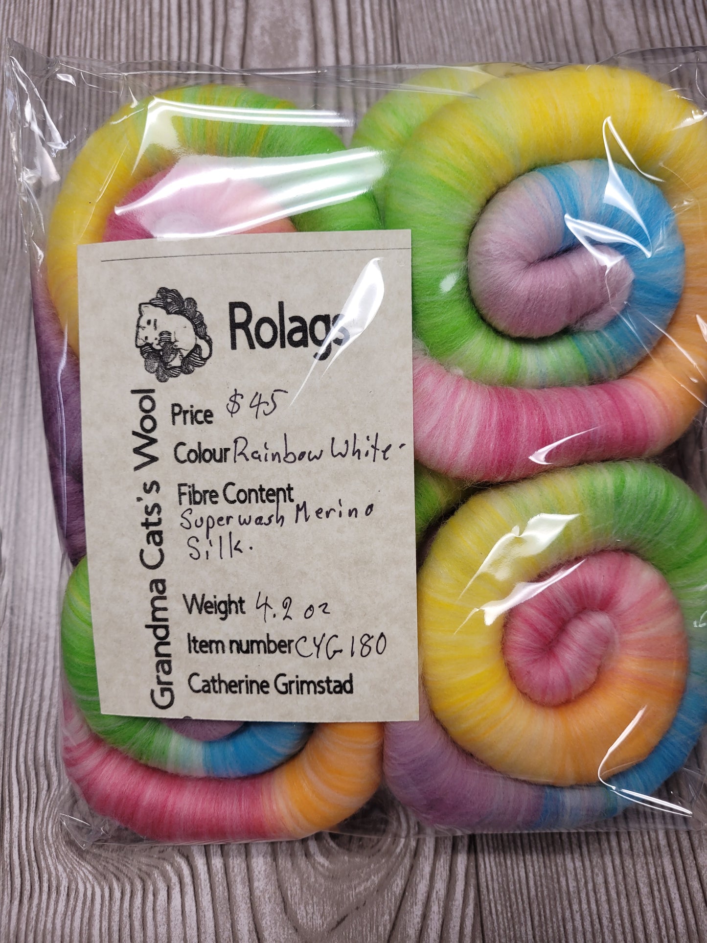Grandma Cat's Wool Rolags