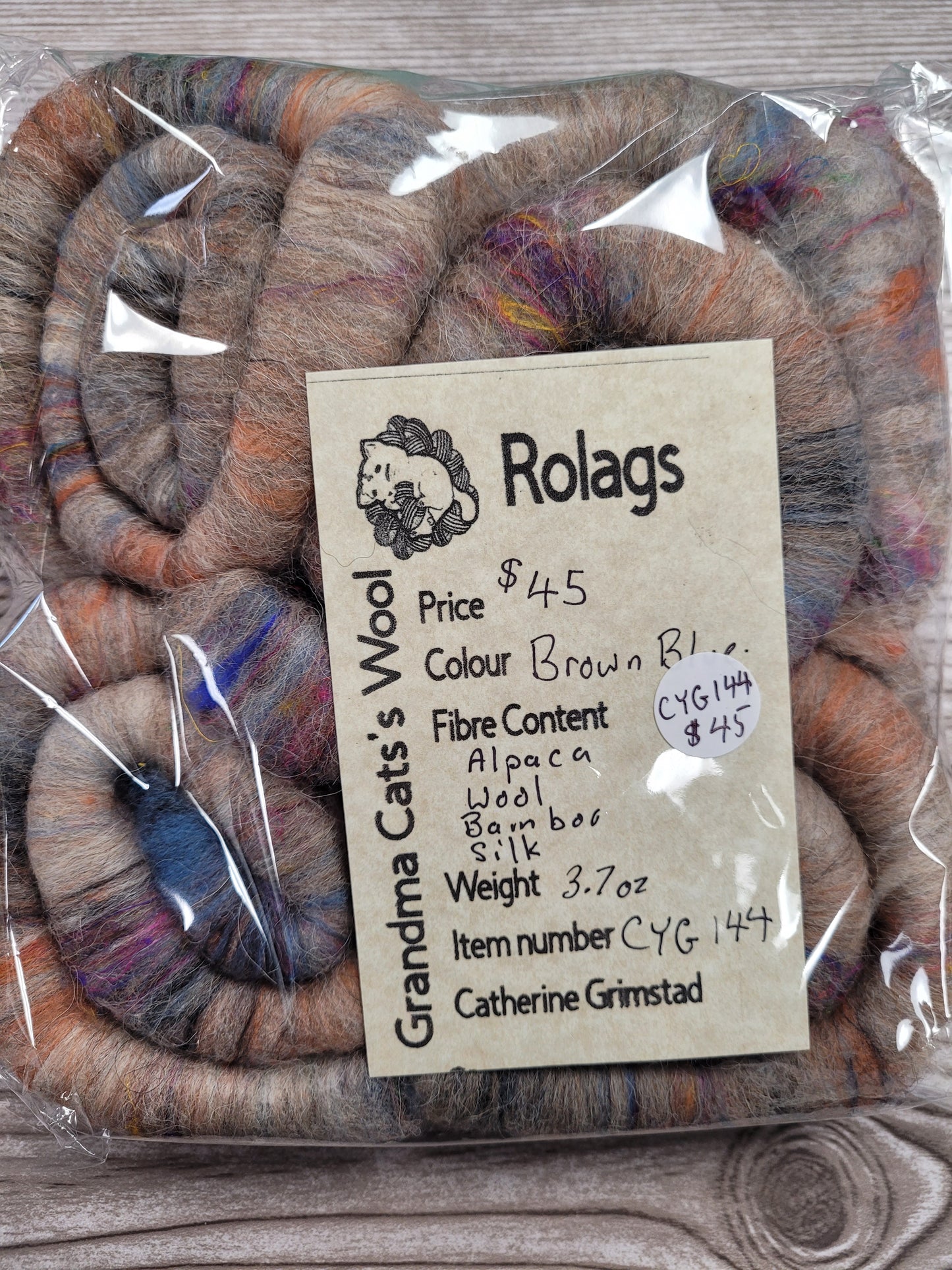 Grandma Cat's Wool Rolags