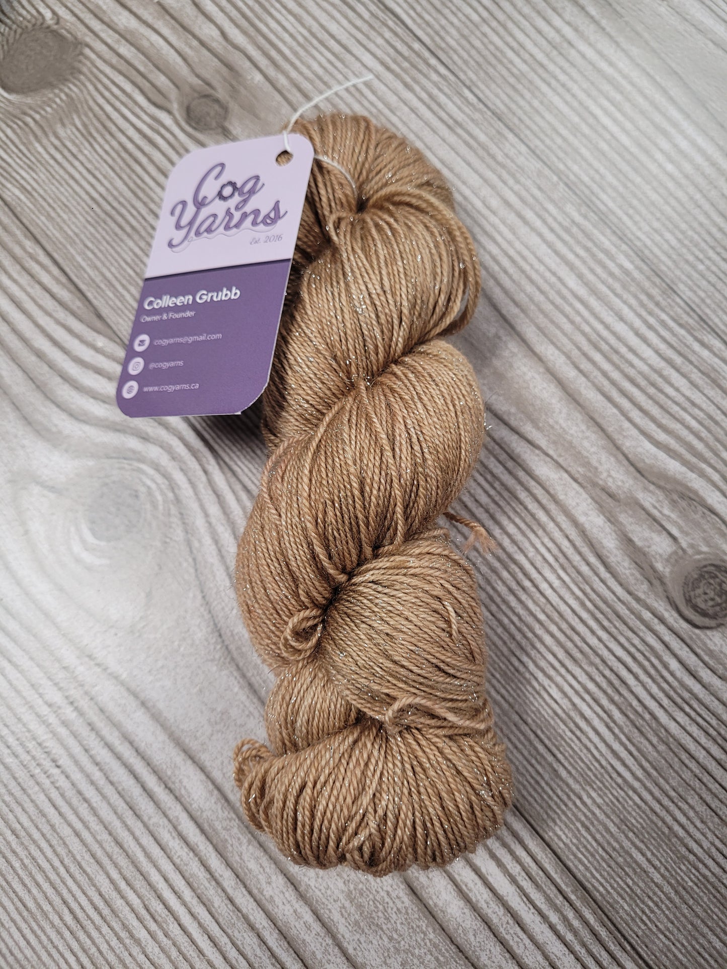 Cog Yarns - Glitter Sock