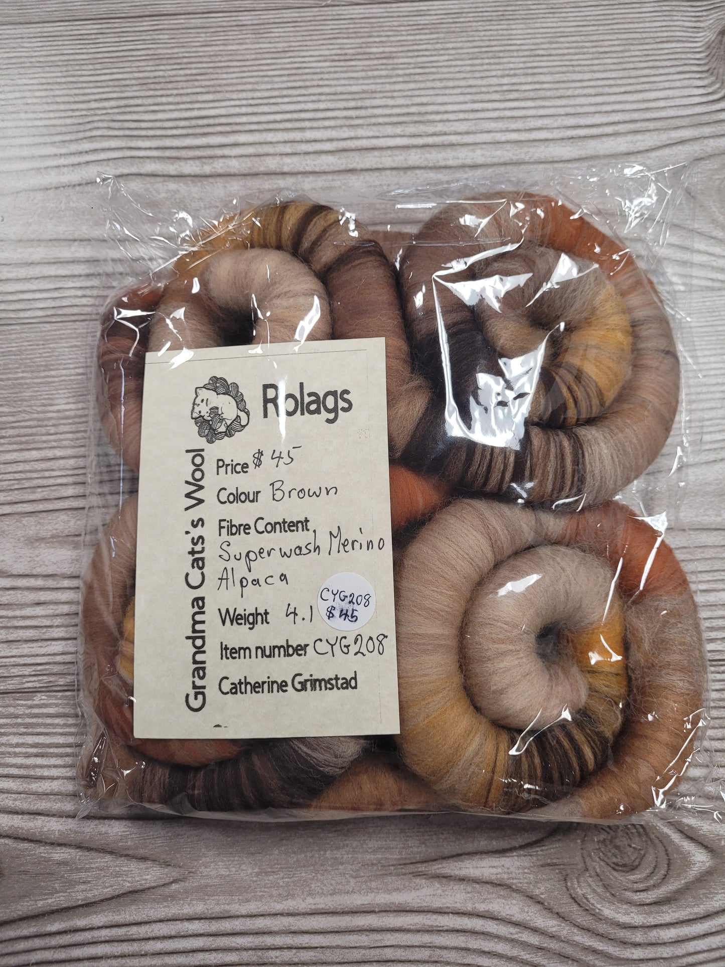 Grandma Cat's Wool Rolags