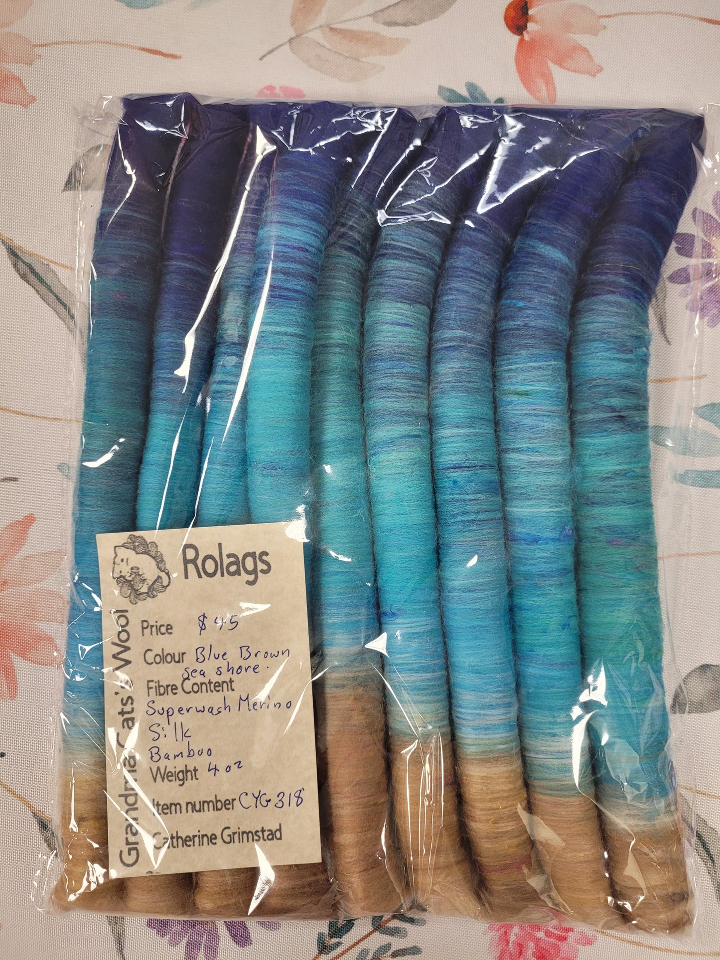 Grandma Cat's Wool Rolags