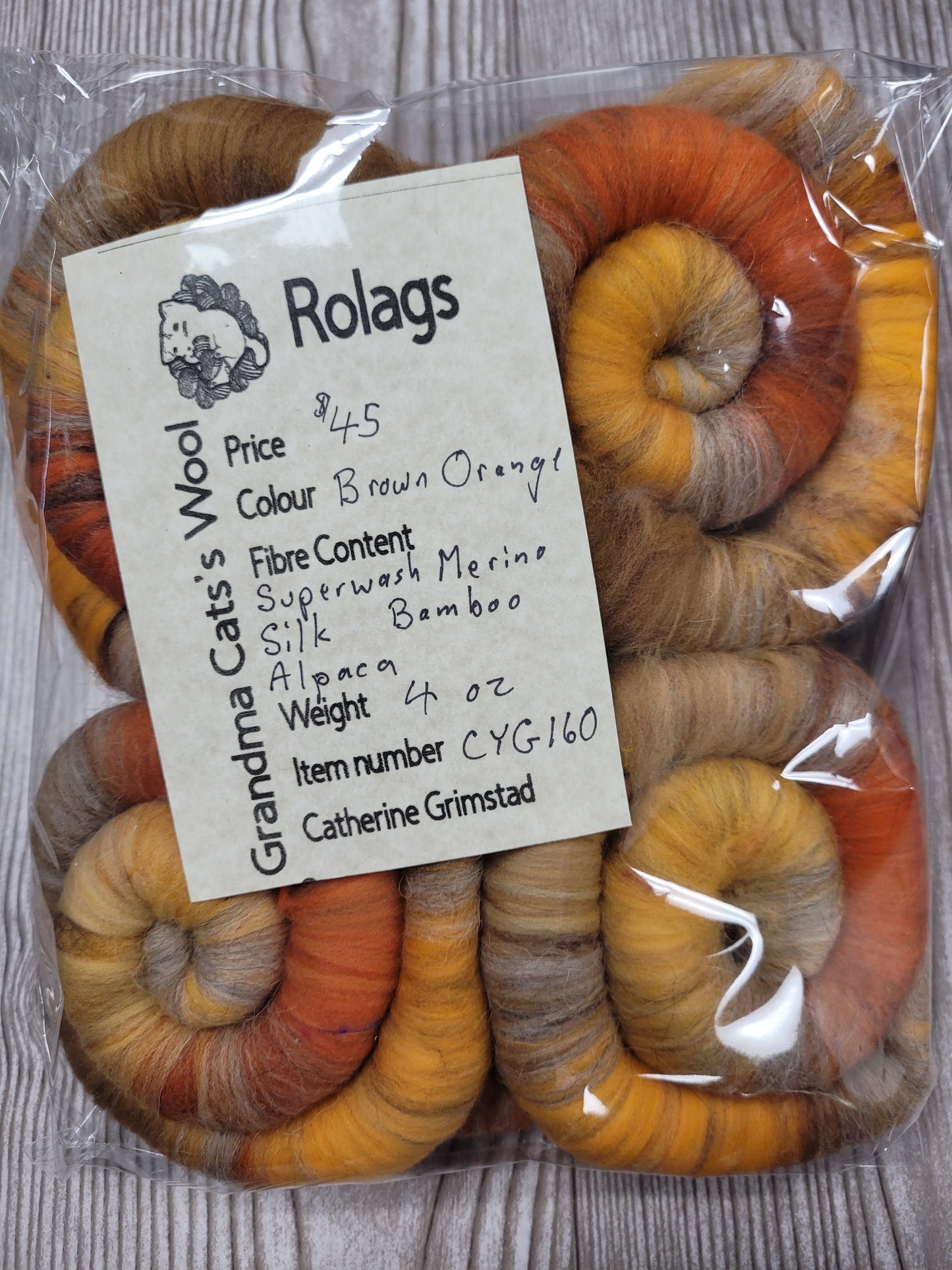 Grandma Cat's Wool Rolags