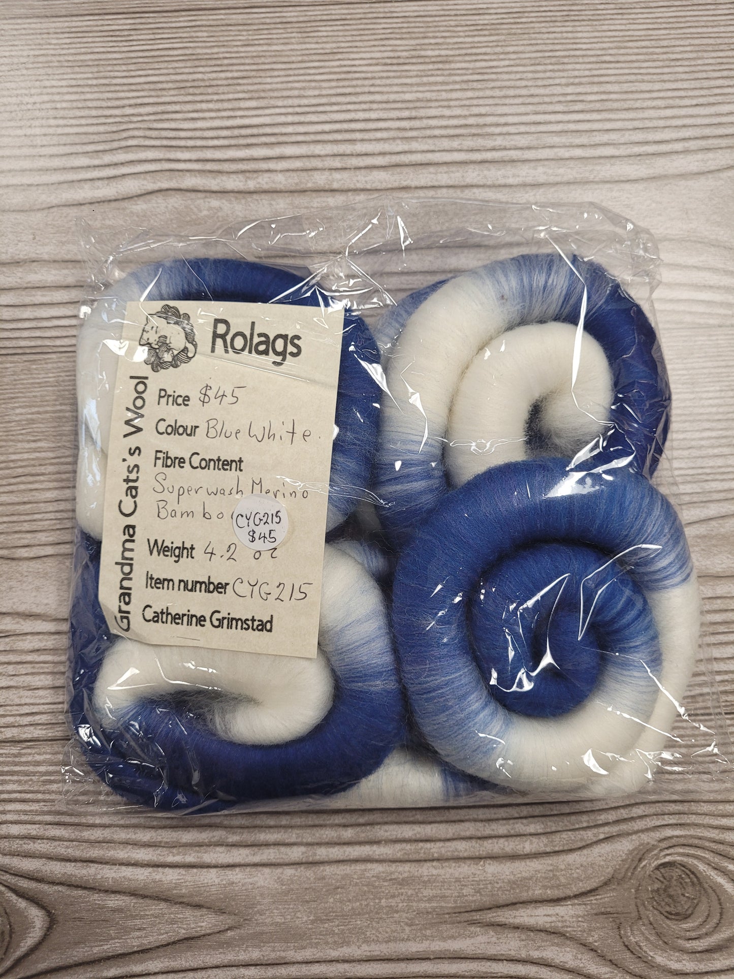 Grandma Cat's Wool Rolags