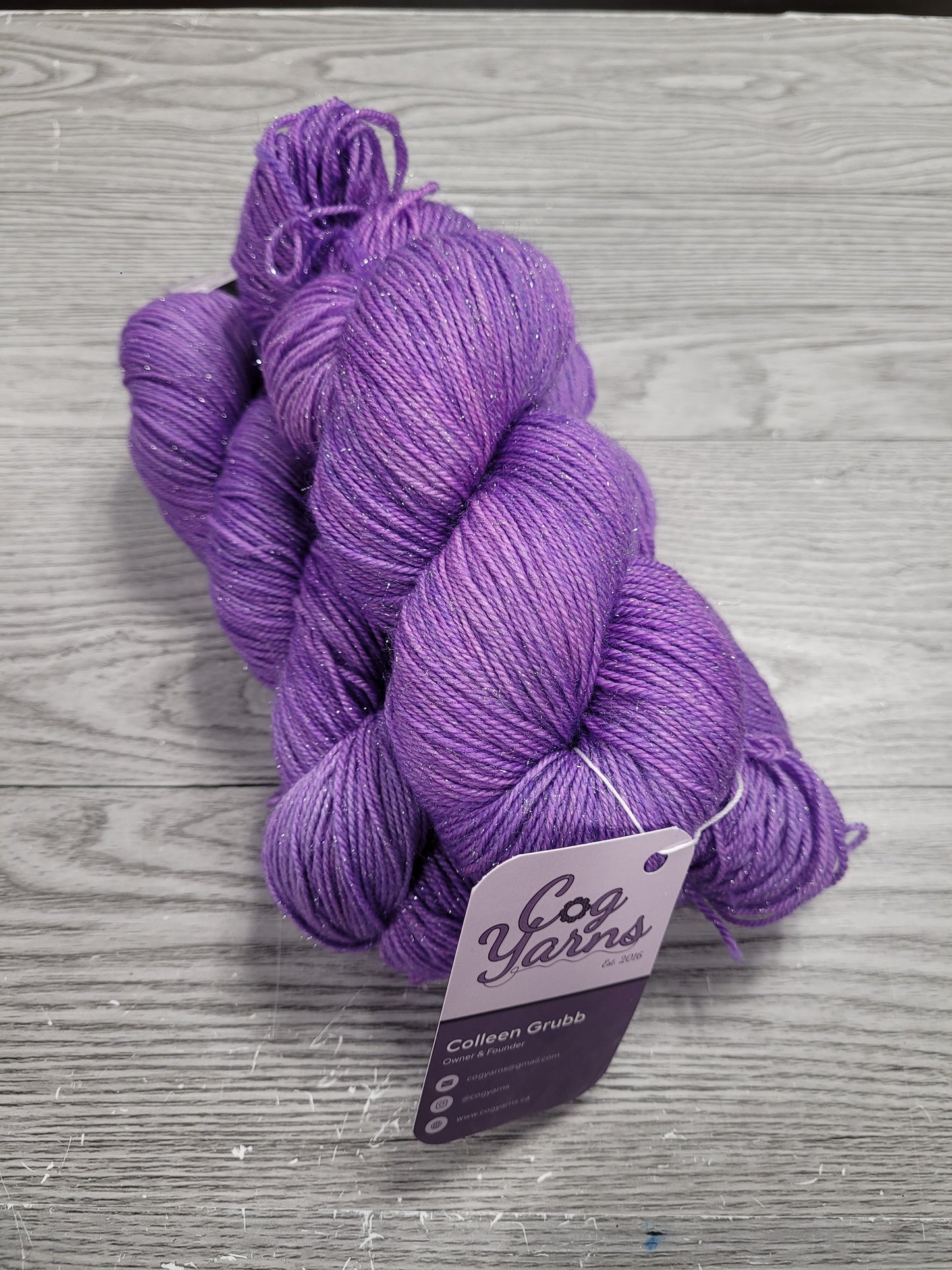 Cog Yarns - Glitter Sock