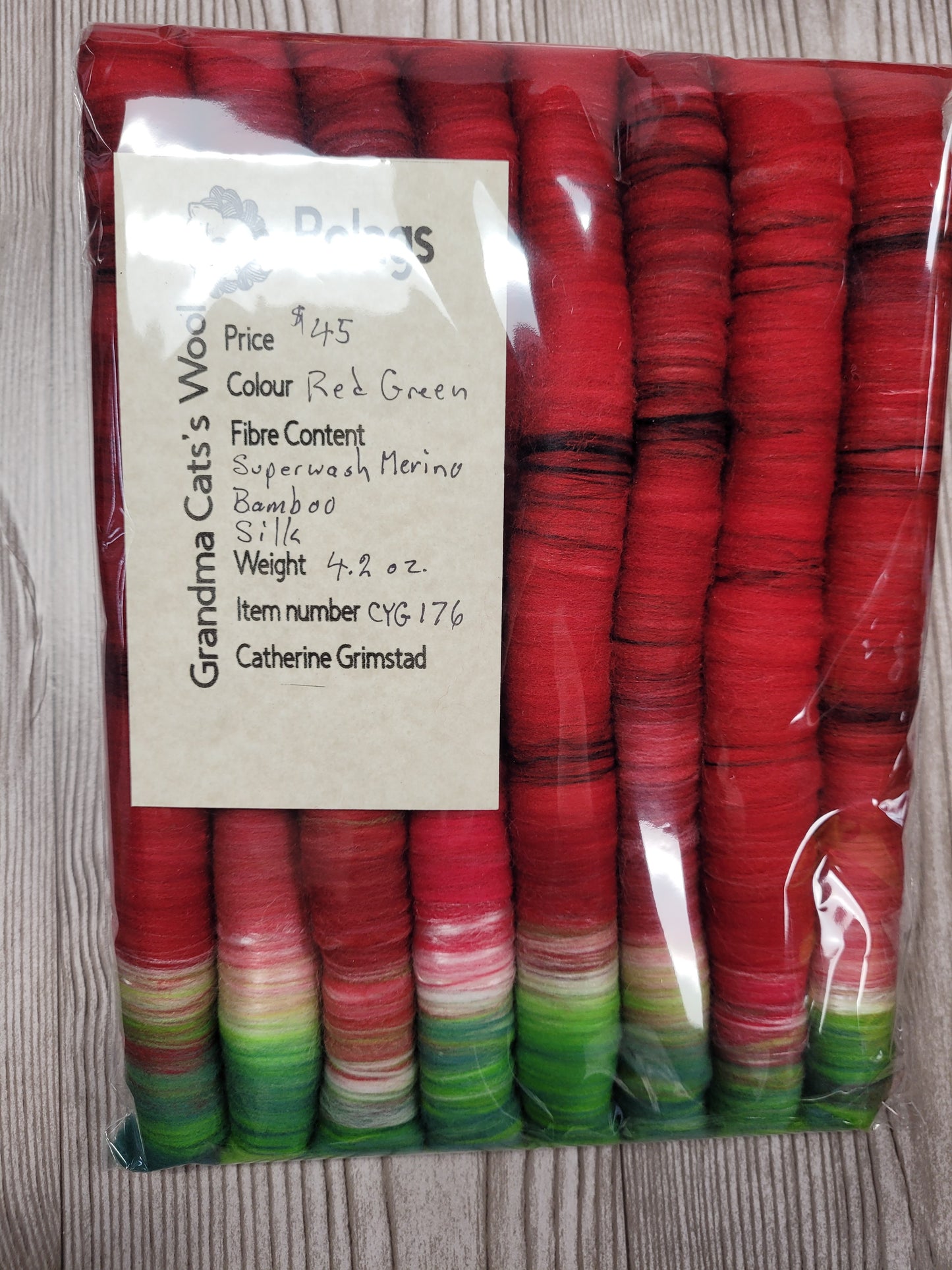 Grandma Cat's Wool Rolags