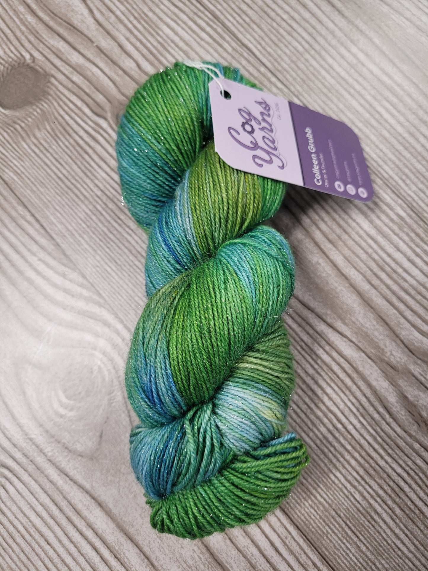 Cog Yarns - Glitter Sock