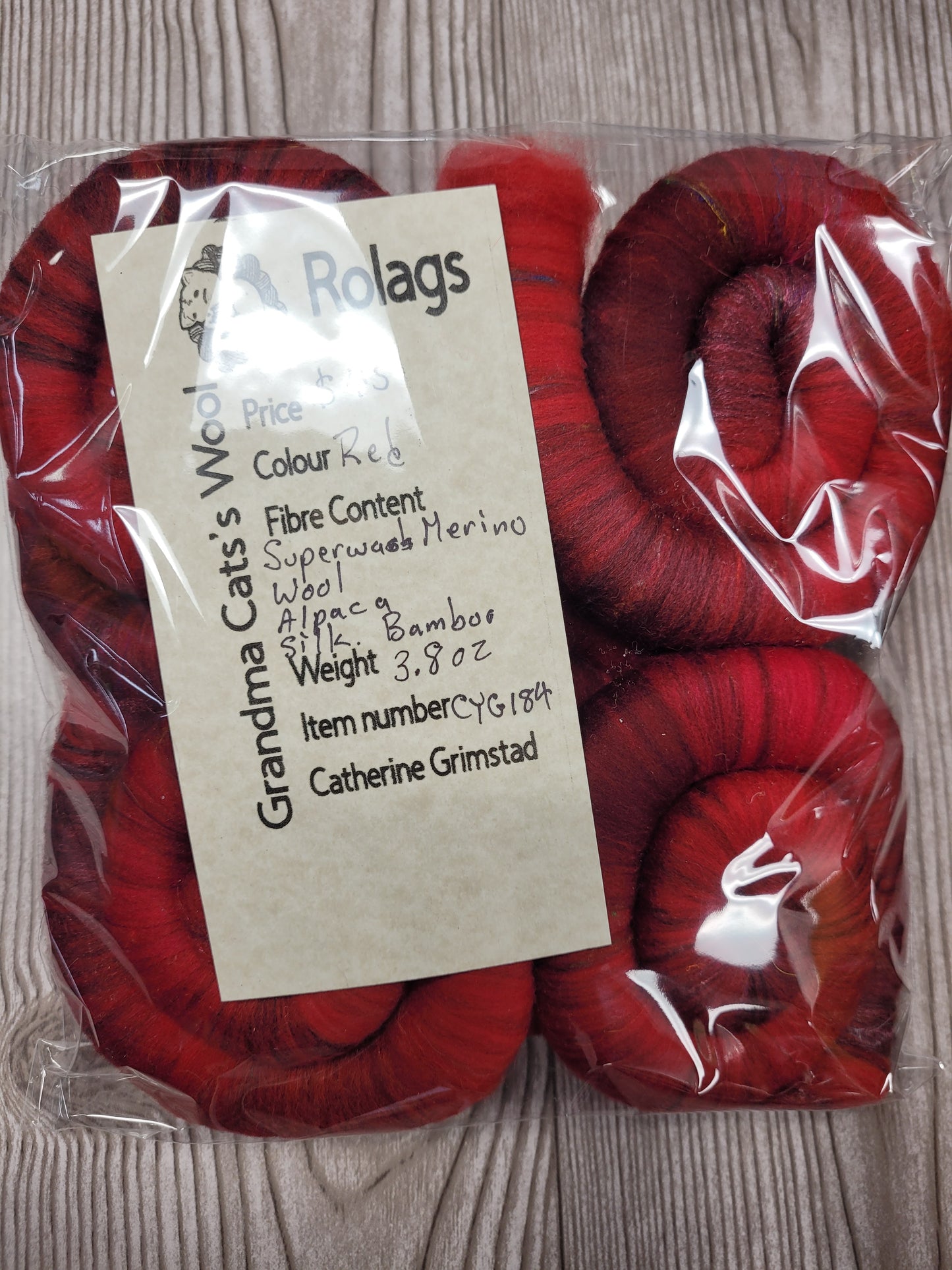 Grandma Cat's Wool Rolags
